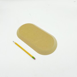 Rounded Rectangle 6 x 12 Pottery Form